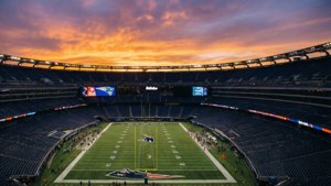 Gillette Stadium Sunset