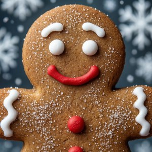 Gingerbread Man Close-Up