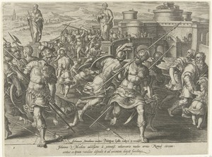 Giovanni de Medici omsingeld te Rome
