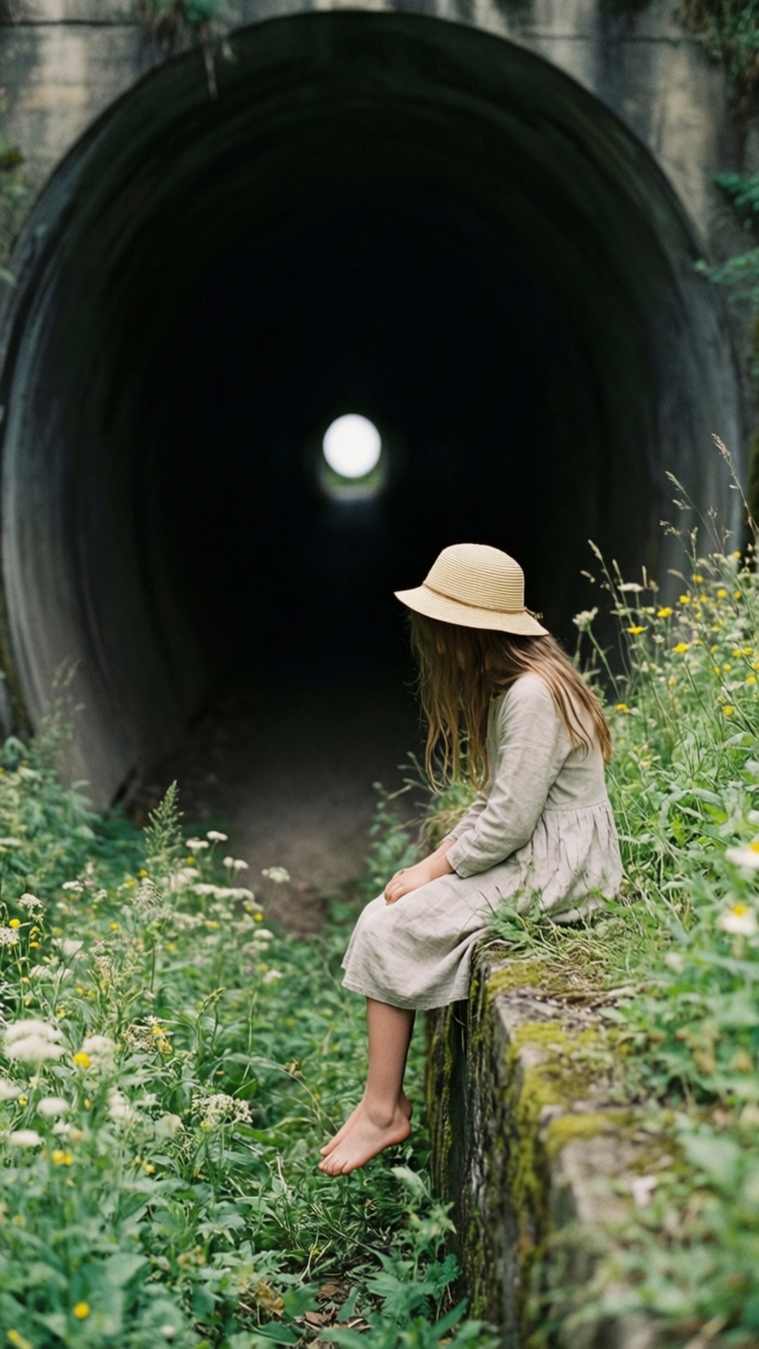 Girl at the Edge by Wallpapers.art Studio