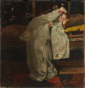 Girl in a White Kimono