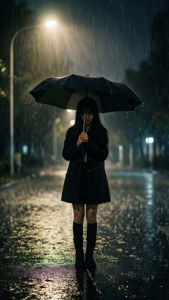 Girl in Rain Shadow