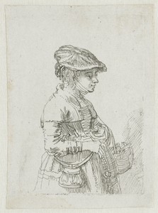 Girl with a basket