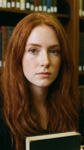 Giulia Reading Portrait