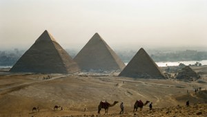 Giza Pyramids from City Edge