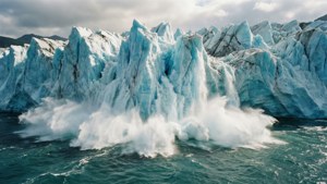 Glacier Calving Drama