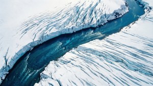 Glacier River Aerial