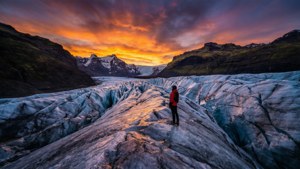 Glacier Sunset