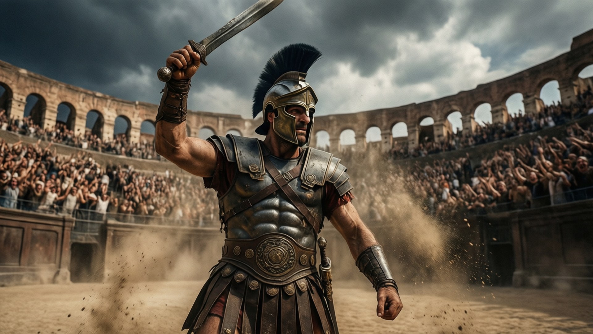 Gladiator's Triumph by Wallpapers.art Studio