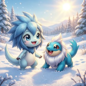 Glalie and Snorunt Playtime