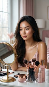 Glam Beauty Vlogger Vanity