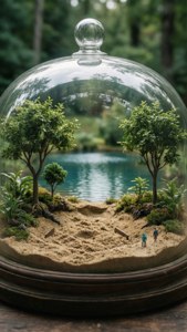 Glass Dome Sandbox