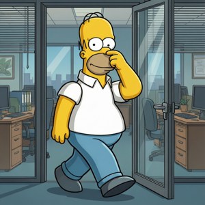 Glass Door Surprise