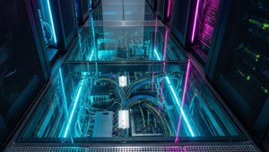 Glass Floor Server Room