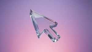 Glass Glossy Arrow