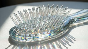 Glass Hairbrush Prism