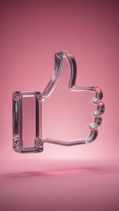 Glass Like Button