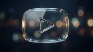 Glass Logo Bokeh