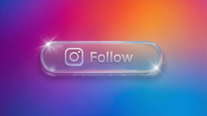 Glassmorphism Follow