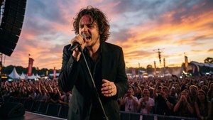 Glastonbury Sunset Performance