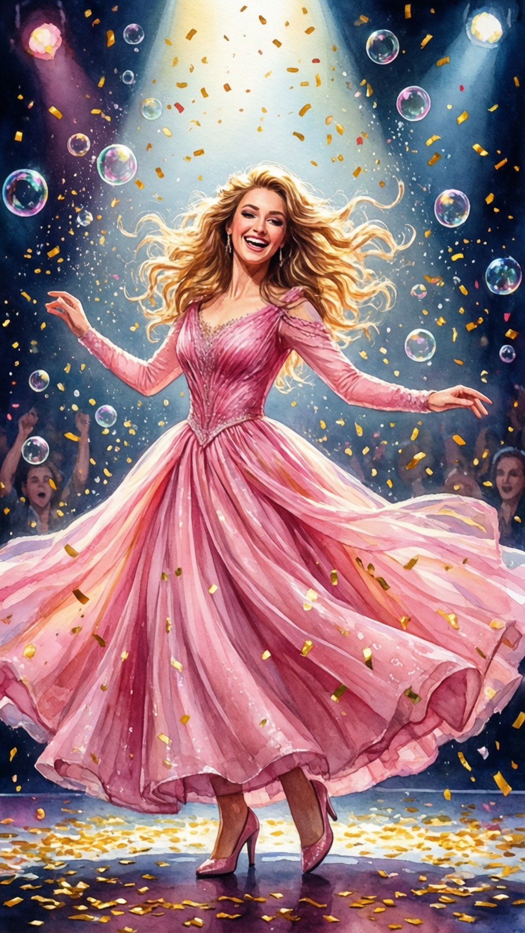 Glinda's Populace Dance by Wallpapers.art Studio