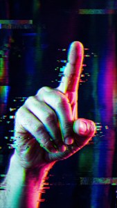 Glitch Finger Point