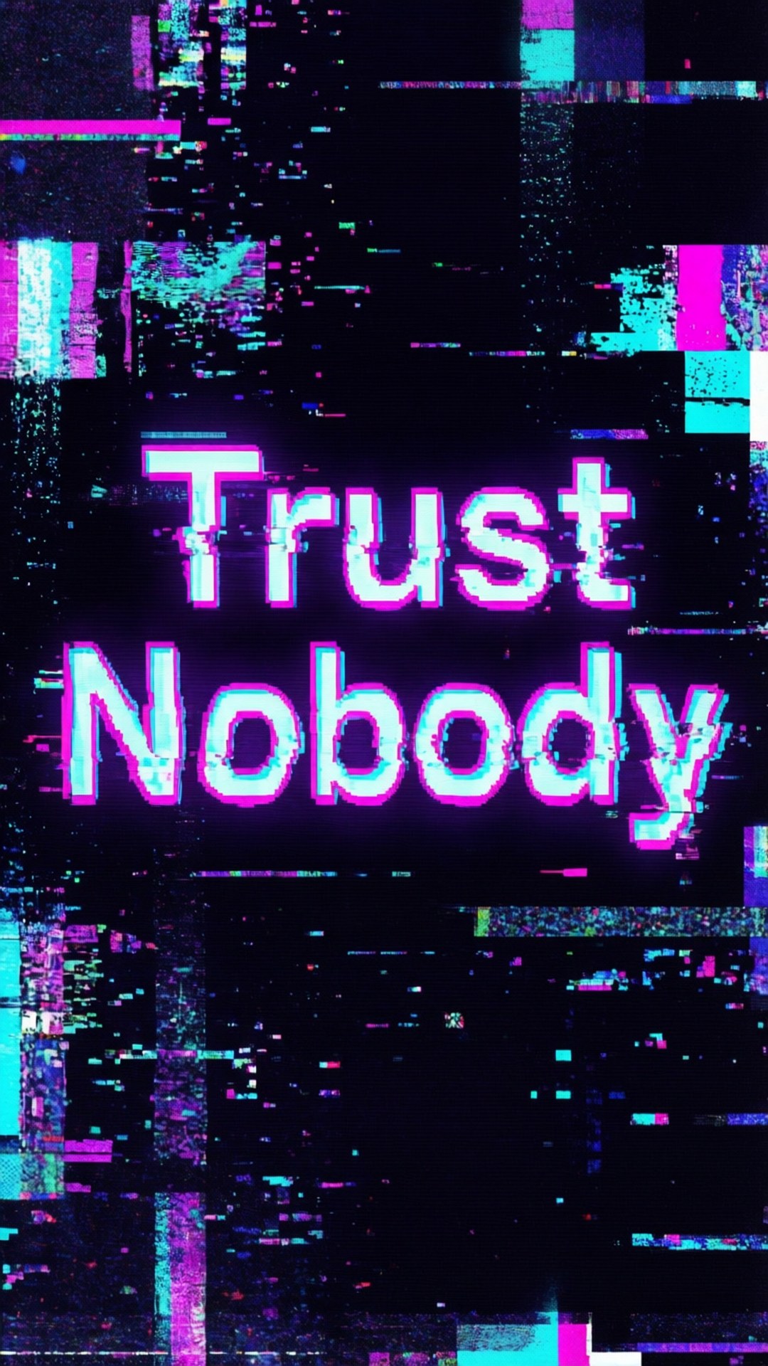 Glitch Mistrust by Wallpapers.art Studio