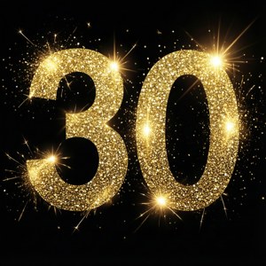 Glitter 30 Gold