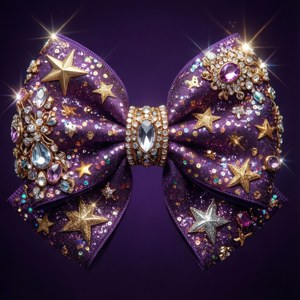Glitter Bow Closeup