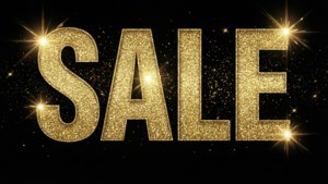 Glitter Gold Text