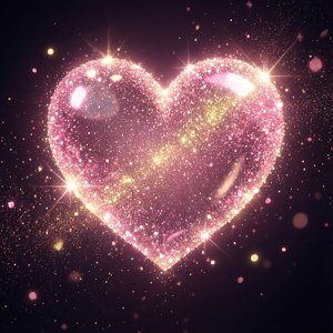 Glitter Heart Sparkle