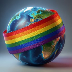 Global Pride Ribbon