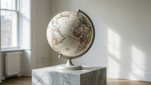 Globe on Pedestal