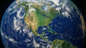 Globe View with Oceans