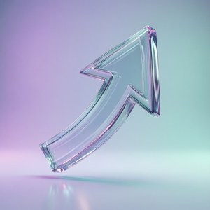 Glossy 3D Arrow