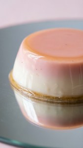 Glossy Blancmange Close-Up