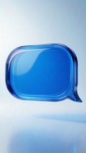 Glossy Blue Bubble