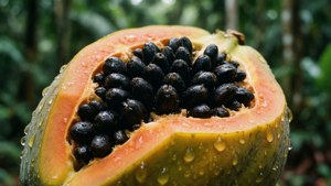 Glossy Pawpaw Macro Detail