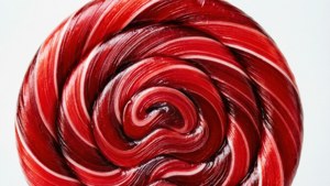Glossy Red Lollipop