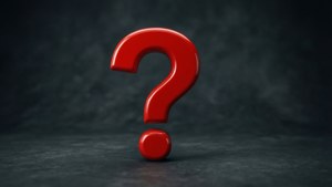 Glossy Red Question