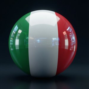Glossy Sphere Flag