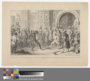 Gloucestershire. Before Shallow's house: 'Henry IV Part II,' Act III, Scene II