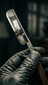 Gloved Hand Reflection
