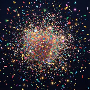 Glow Confetti Burst