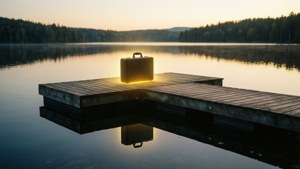Glowing Briefcase Pier