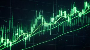 Glowing Bullish Chart