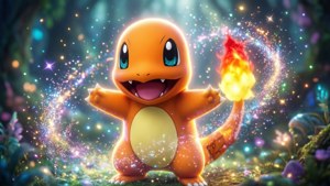 Glowing Charmander