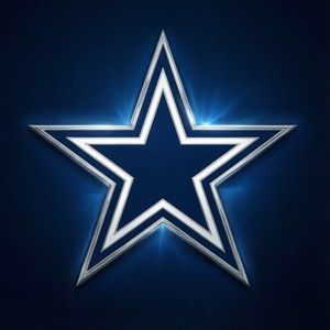 Glowing Cowboys Star