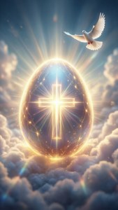 Glowing Cross Easter Egg