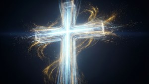 Glowing Cross Void